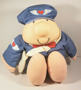 Vintage Ziggy Doll Plush Special Delivery Mailman 18 " Perfect For Valentine Day