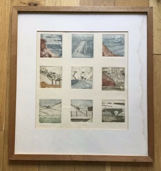 Vintage Artist Proof Etchings Of Cornwall Landscapes Dated Easter 1976
