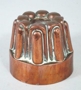 Good Antique Copper Jelly Mould Aspic Mold