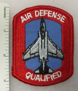 Us Air Force F - 4 Phantom Air Defense Qualified Patch Vintage Usaf