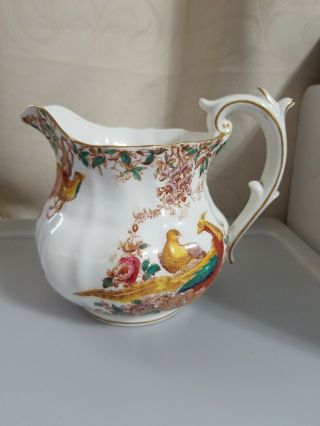 Antique Olde Avesbury By Royal Crown Derby Bone China Large Pitcher/ Jug