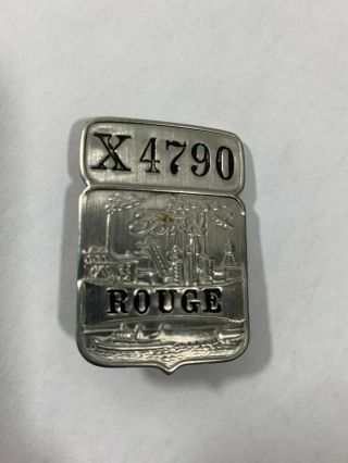 Vintage Ford Motor Co River Rouge Plant Metal Employee Badge