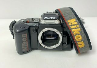 Vintage Nikon N4004s Af Slr 35mm Film Camera Body Great