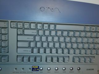 Vintage Sony VAIO PCVA - KB1P/UB Computer Keyboard 100 EUC 3