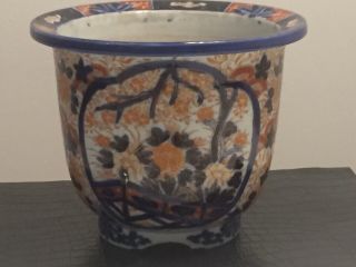 Stunning Antique Japanese Imari Porcelain Jardinere