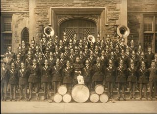 Vintage Photo – University Of Pennsylvania (“penn”) Marching Band – Early 1930’s