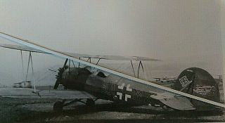 Wwii Luftwaffe Wartime Vintage 3 " X 5 " Photo Focke Wulf Fw 44 Stieglitz