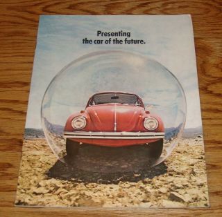 1970 Volkswagen Vw Beetle Sales Brochure 70