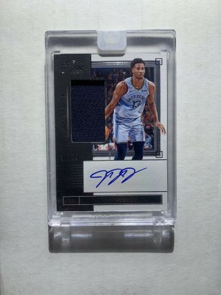 2019 - 20 Panini One And One Jaren Jackson Jr Jersey Patch Auto /99 Grizzlies