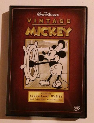 Vintage Mickey Mouse Steamboat Willie (dvd,  2005) Walt Disney