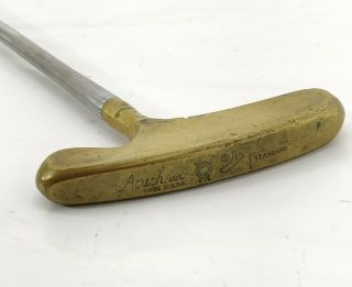Vintage Acushnet Bullseye Gold Standard Putter - Rh/lh,  35 In,  Grip