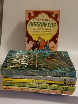 The Complete Adventures Of The Borrowers By Mary Norton Book Box Set 5 (vintage)