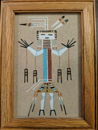 Vintage Navajo Sand Painting 