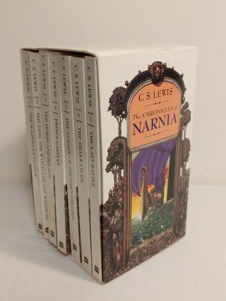 C S Lewis Chronicles Of Narnia Vintage 7 Book Books Boxed Set 1994