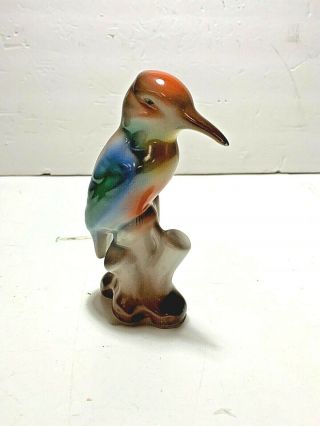 Vintage Cmielow Hand Painted Porcelain Bird Figurine Poland