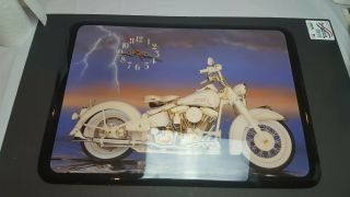 Sturgis 50th Anniversary Harley Davidson Motorcycle Wall Clock Wood Lacquered