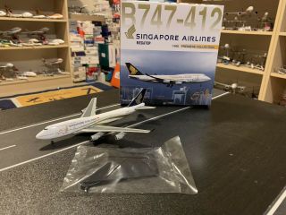 Dragon Wings 55070 Singapore Airlines 1/400 Boeing 747 - 400 50th 9v - Smz Model