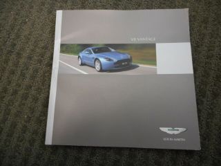 Aston Martin V8 Vantage Coupe Early Model Sales Brochure