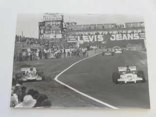 Vintage 1973 Belgian Grand Prix Racing Photograph Photo - Jacky Ickx Ferrari