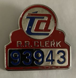 Vintage Obsolete Nyc Transit Authority Railroad (subway) Operator Badge