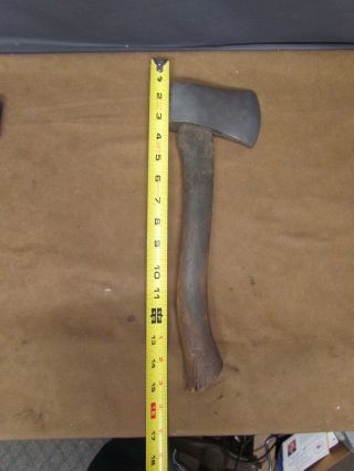 Vintage Unmarked Hunting Camping Scout Hatchet Ax Axe Hatchet Farm Tool 2
