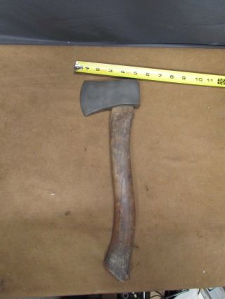 Vintage Unmarked Hunting Camping Scout Hatchet Ax Axe Hatchet Farm Tool 3