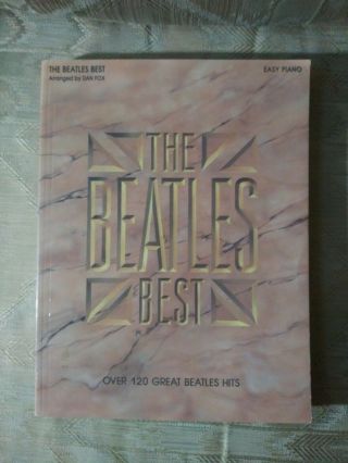 The Beatles Best Easy Piano Book Arranged By Dan Fox Over 120 Hits Paperback Vtg