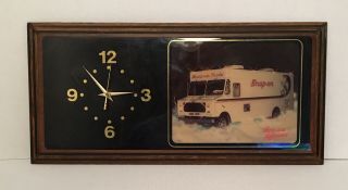 Vintage Snap On Clock “snap On Tools Truck”,  23” X 11”