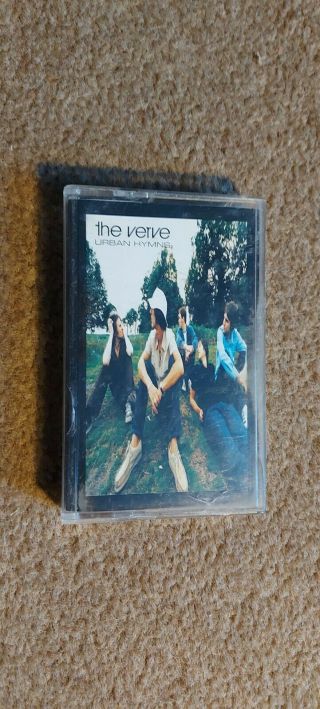 Vintage Collectable Music Cassette Tape.  The Verve Urban Hymns