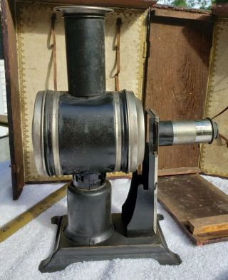 Antique Vintage Magic Lantern Slide Viewer Projector Toy Germany