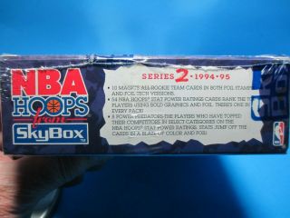 Vintage 94 - 95 Hoops SkyBox Factory box Series 2 36 packs,  Bonus packs 2