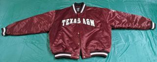 Vintage Mens Size Extra Large Texas A&m Aggies Maroon Jacket