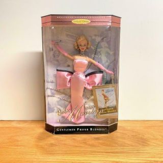 Vintage Barbie Doll 1997 Barbie As Marilyn Monroe Doll Gentlemen Prefer Blondes