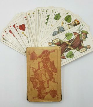 Antique German Deutsche No.  239 Spielkarte Playing Cards Reich Stamp Dondorf