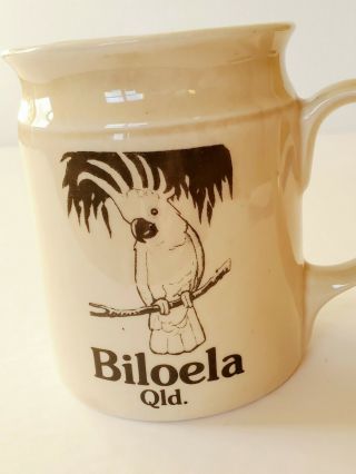 Vintage Australian Billy Cockatoo Mug Dynamo House Biloela Qld