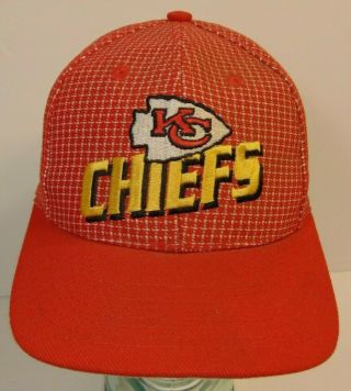 Vintage 1990s Kansas City Chiefs Pro Line Logo Athletic Nfl Football Hat Cap Kc