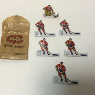 19501960 Vintage Eagle Toys Montreal Canadiens Table Top Hockey Game Players