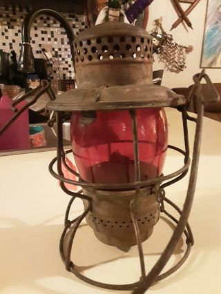 Armspear Mfg Co.  Railroad Lantern Lamp 1925