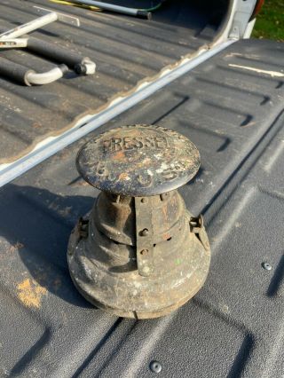 Vintage Dl&w Railroad Dressel Signal Light 4 Way Lantern Arlington Nj Top Part