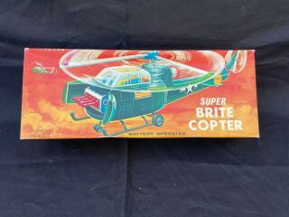 Vintage S.  H.  Horikawa Brite Copter Us Army Attack Helicopter Japan