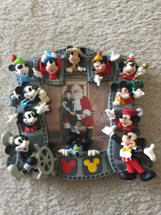 Vintage Walt Disney Parks Mickey Mouse Through The Years Photo Frame