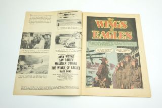 VINTAGE DELL THE WINGS OF EAGLES COMIC 1957 790 FROM JOHN WAYNE ' S 26 BAR RANCH 2