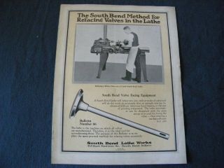 Vintage 1925 South Bend Lathe Bulletin No 86