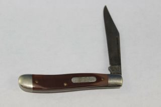 Great Vintage Schrade Old Timer 120t Single Blade Pocket Knife