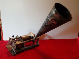 Antique Type B Graphophone Phonograph 1897 In But,  Not Playing