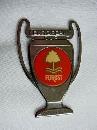 Nottingham Forest Large Vintage European Cup Badge