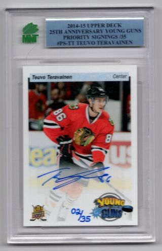 14 - 15 Ud Priority Signings 25th Anniversary Young Guns Teuvo Teravainen 2/35