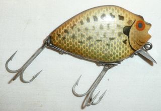 Wooden Heddon 740 Punkinseed Crappie Finish