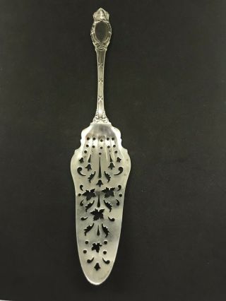 Antique Sterling Silver Simpson Hall Miller Pie Pastry Pierced Server 8