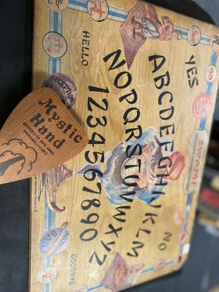 Mystic Swami Talking Ouija Board Plus Mystic Hand Planchette,  Vintage Antique. ,